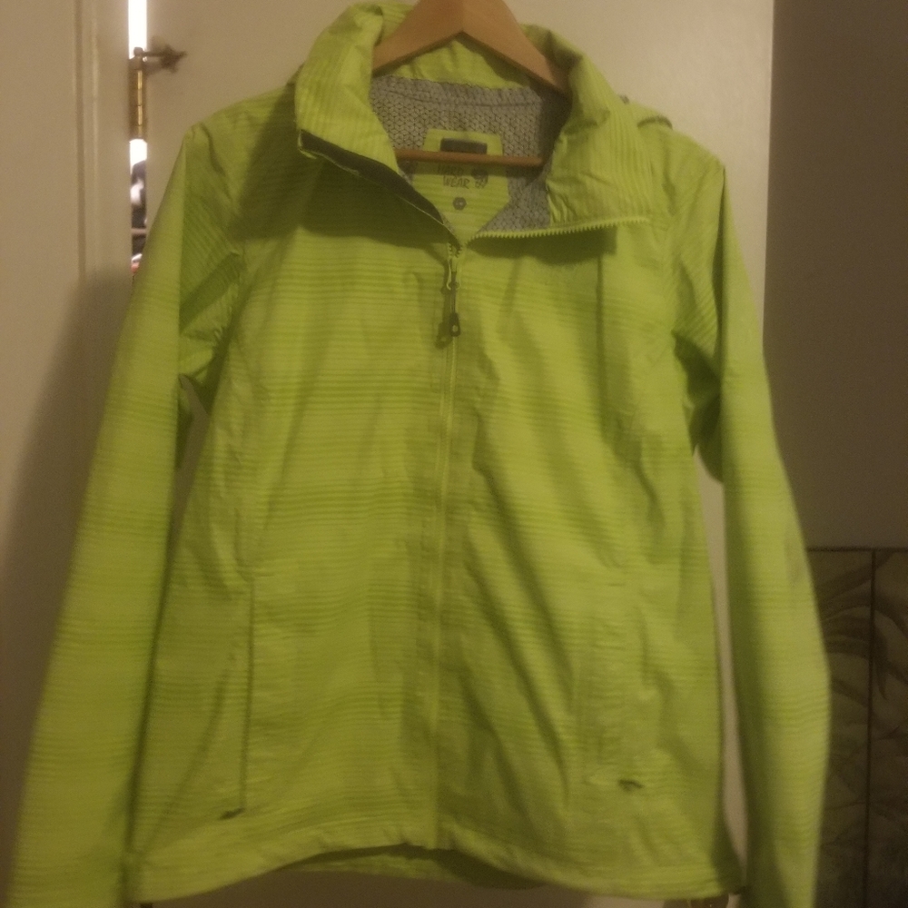 Mountain hard wear rain jacket